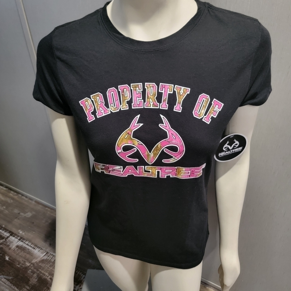Property of realtree t-shirt